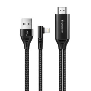Roxxon Lightning Cable to HDMI Black 2m Roxxon Lightning Cable to HDMI Black 2m